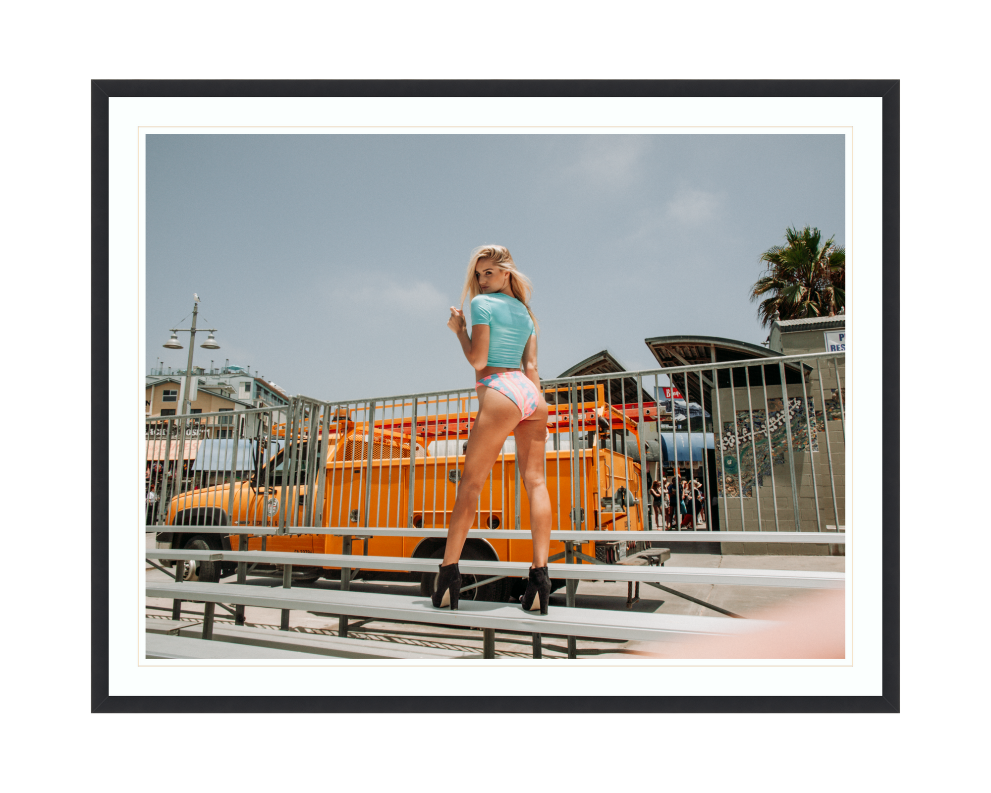 Lifeguard. Emily Palos, Venice Beach, 2014 by Mariann Vik Johansen