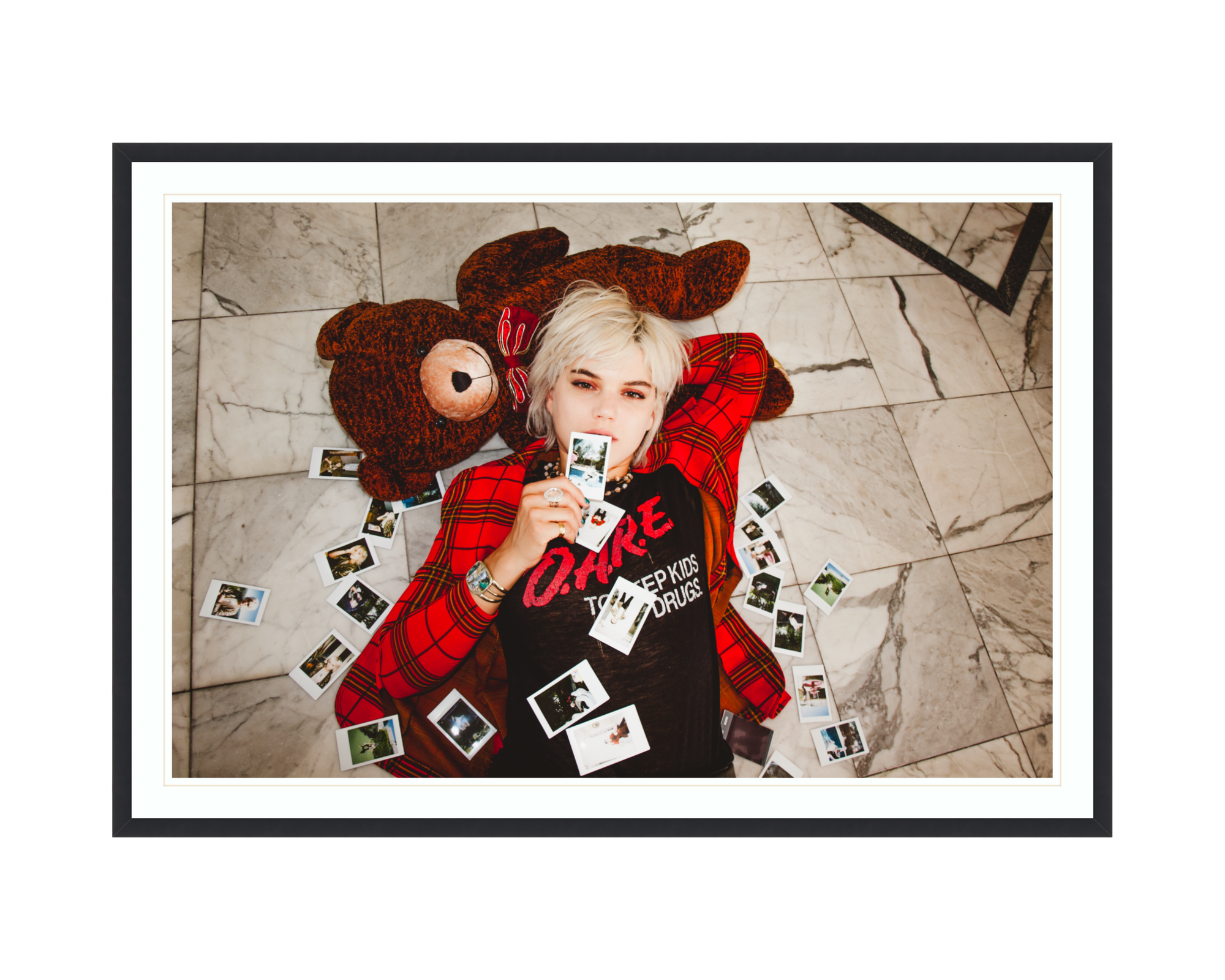 Polaroid Hotel. Soko, Woodland Hills, 2014 by Mariann Vik Johansen