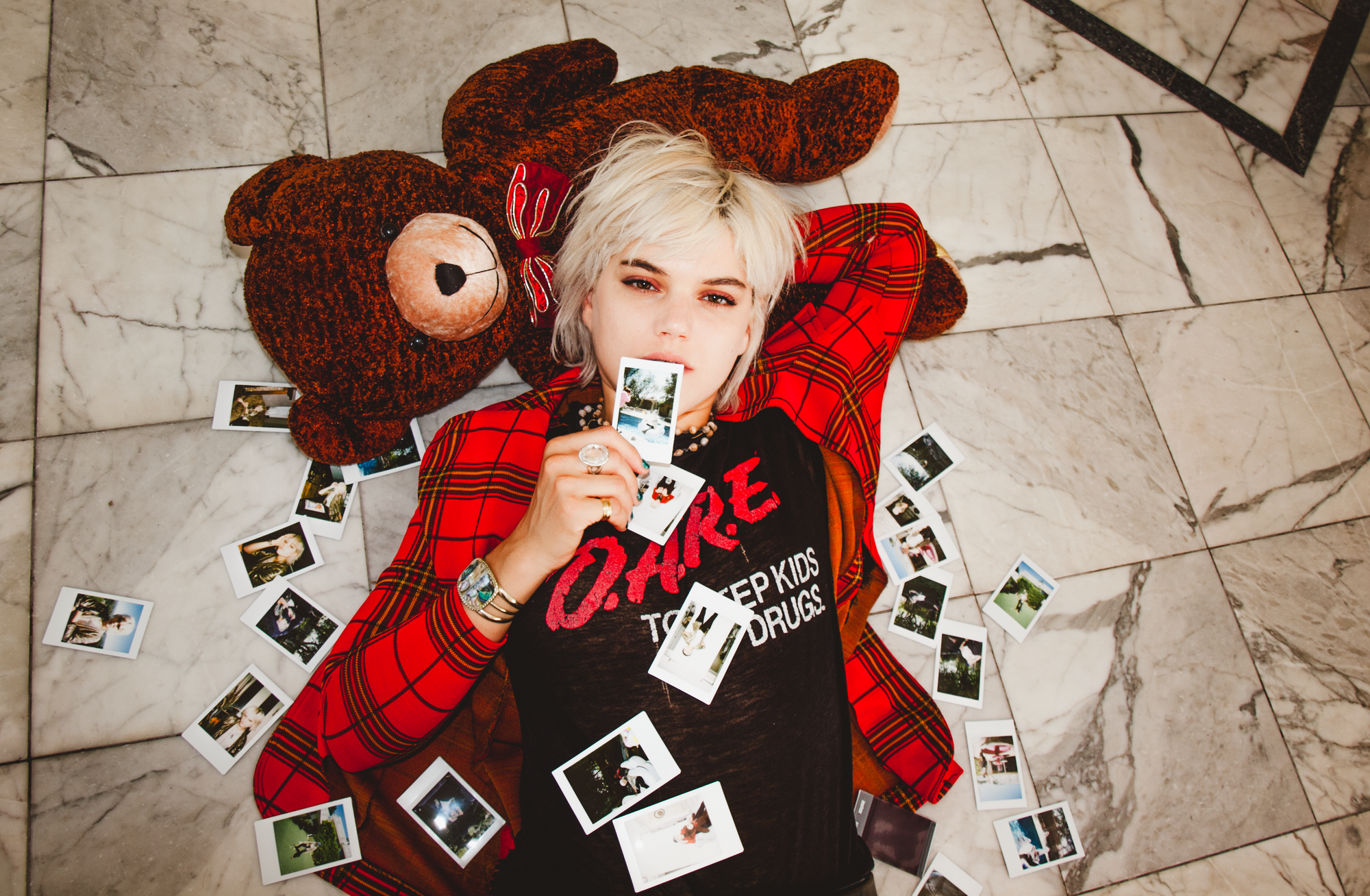 Polaroid Hotel. Soko, Woodland Hills, 2014 by Mariann Vik Johansen