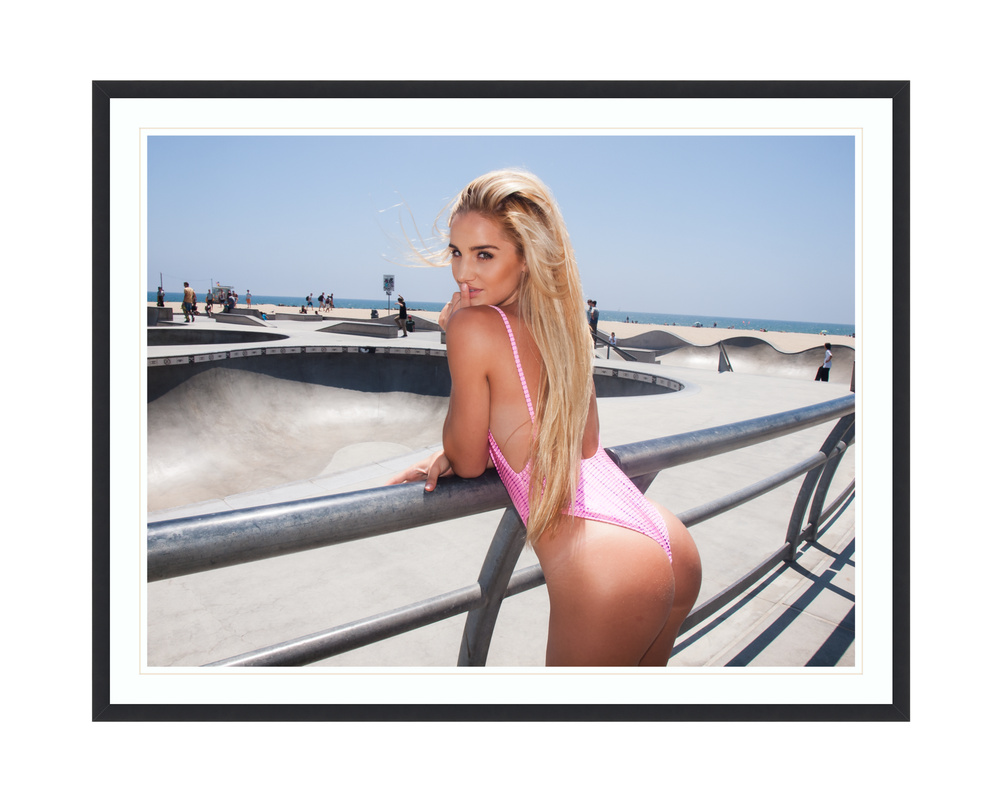 Waste your time with me in California. Emily Palos, Venice Beach, 2014 by Mariann Vik Johansen